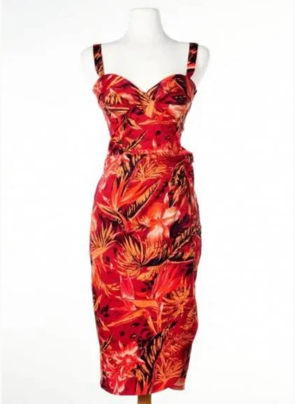 Deadly Dames Malibu Tiki Dress 3X - Picture 2 of 3